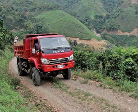 FOTON AUMENTA SU PRESENCIA EN EL SECTOR AGRÍCOLA CON VOLQUETAS 4X4