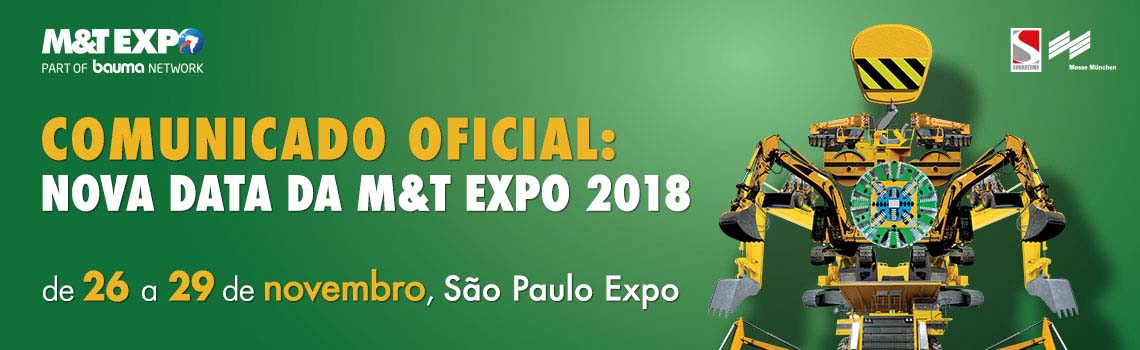 Nueva fecha de M&T Expo 2018 está definida