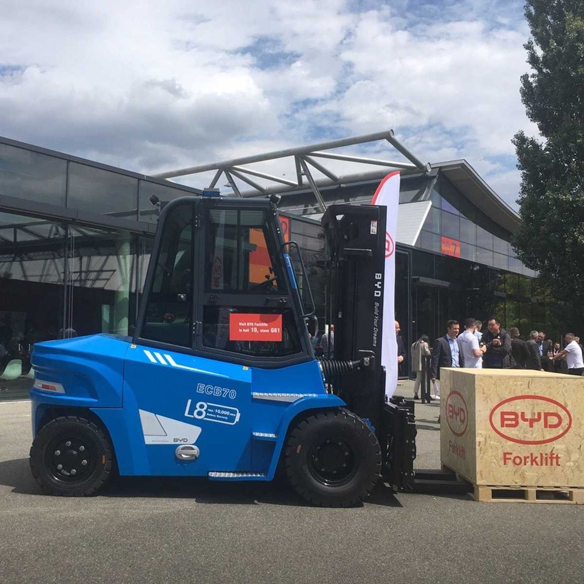 BYD Forklift presenta productos avanzados en LogiMAT