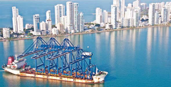 NUEVAS GRÚAS AUMENTAN LA COMPETITIVIDAD DEL PUERTO DE CARTAGENA